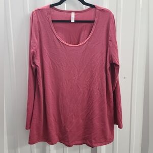 2XL Barbie Pink LLR Lynnae Long Sleeve 2XL NWOT